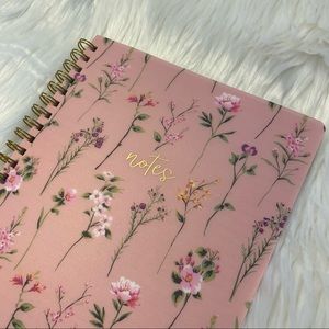 Anthropologie Floral Spiral Notebook
